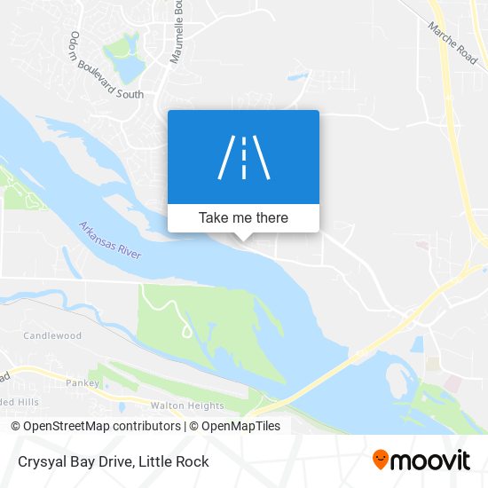 Crysyal Bay Drive map