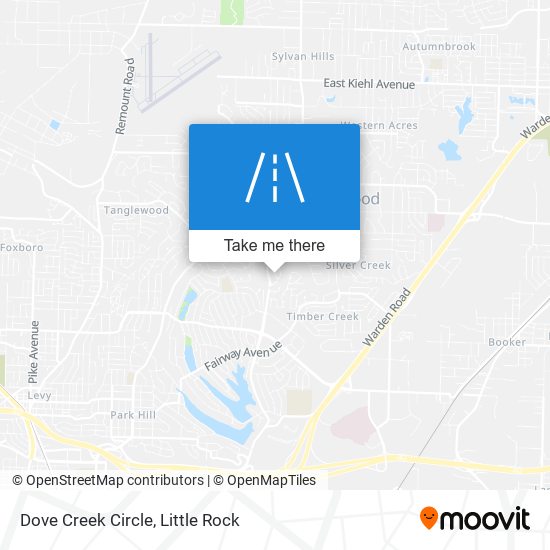 Dove Creek Circle map