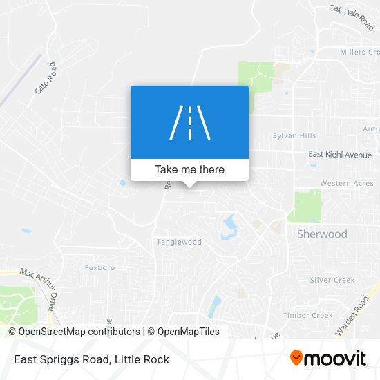 Mapa de East Spriggs Road