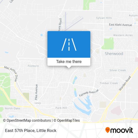 Mapa de East 57th Place