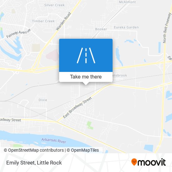 Emily Street map