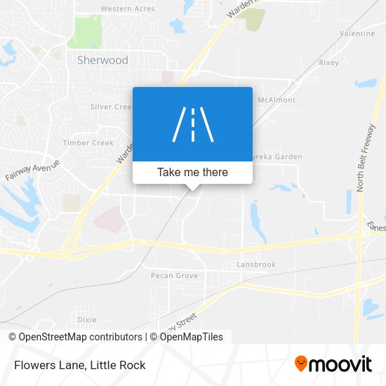 Mapa de Flowers Lane