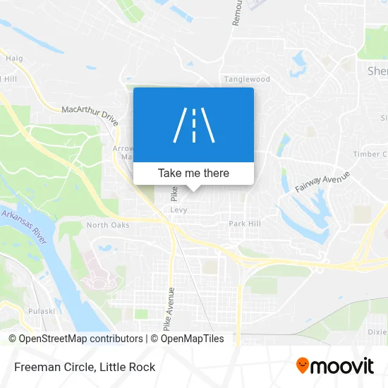 Freeman Circle map