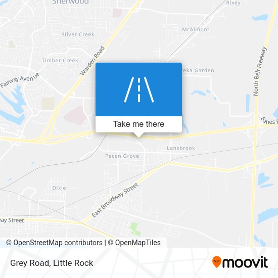 Mapa de Grey Road
