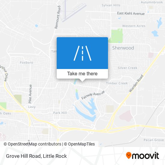 Grove Hill Road map