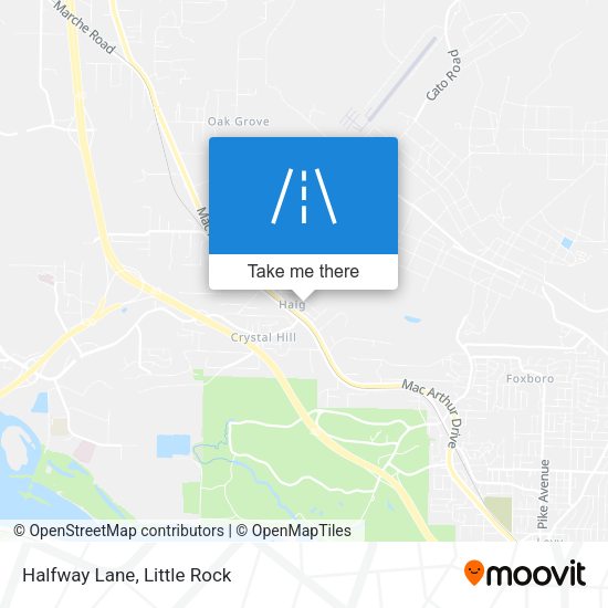 Mapa de Halfway Lane