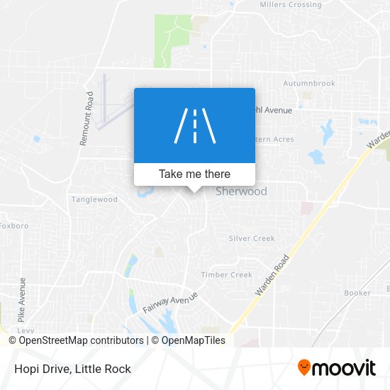 Mapa de Hopi Drive
