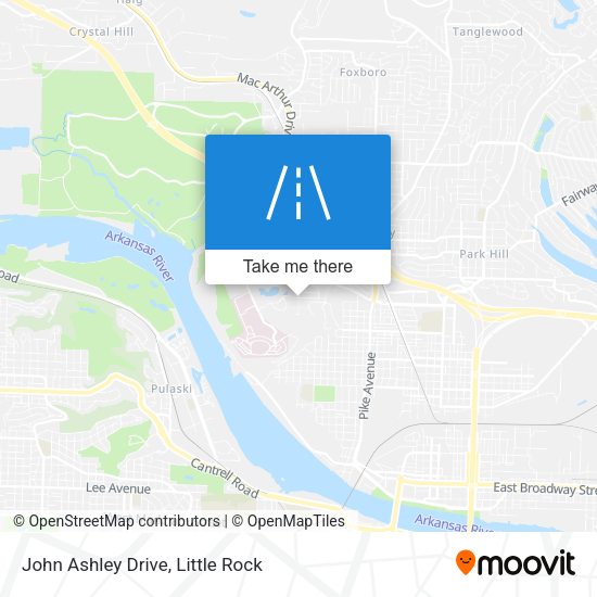 Mapa de John Ashley Drive