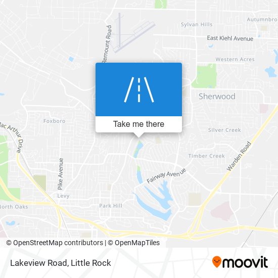 Lakeview Road map