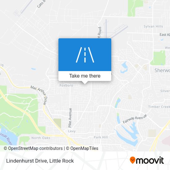Lindenhurst Drive map