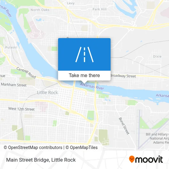 Main Street Bridge map