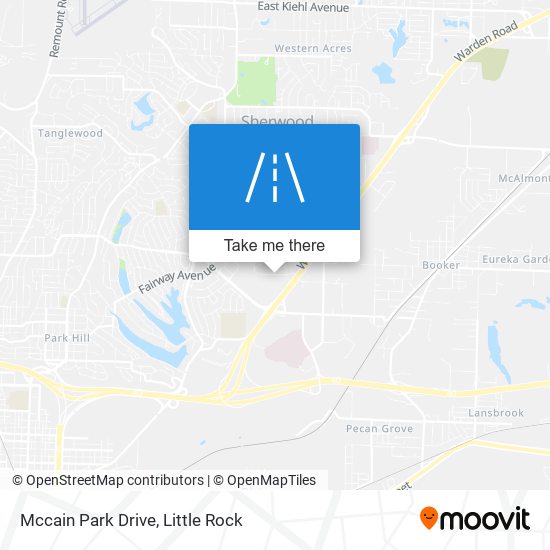 Mccain Park Drive map