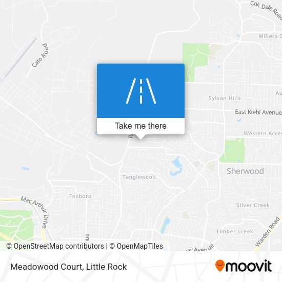 Meadowood Court map