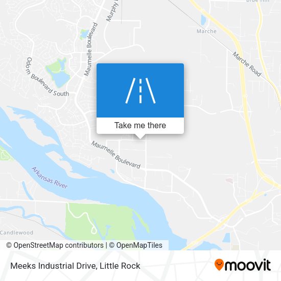 Mapa de Meeks Industrial Drive