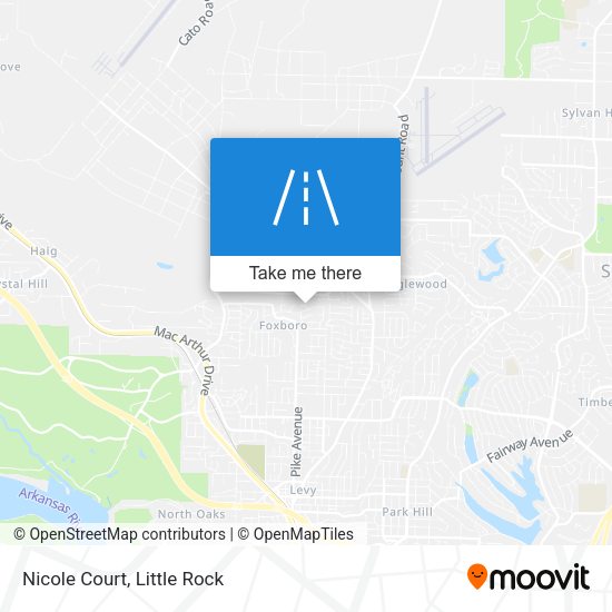 Mapa de Nicole Court