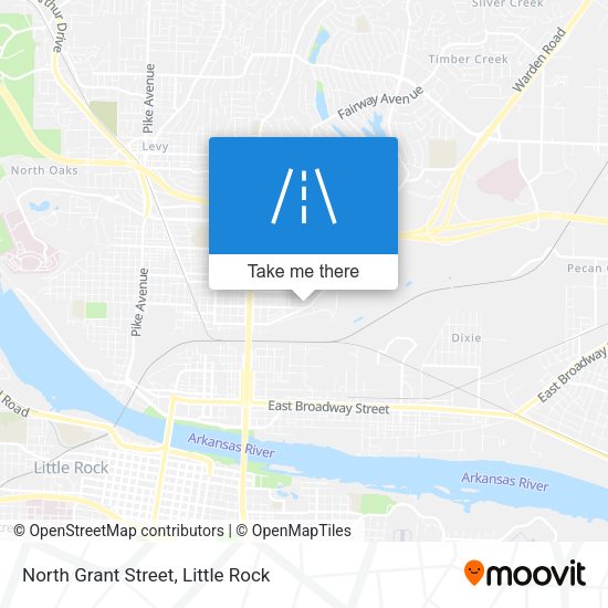 North Grant Street map