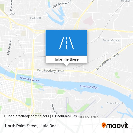 Mapa de North Palm Street