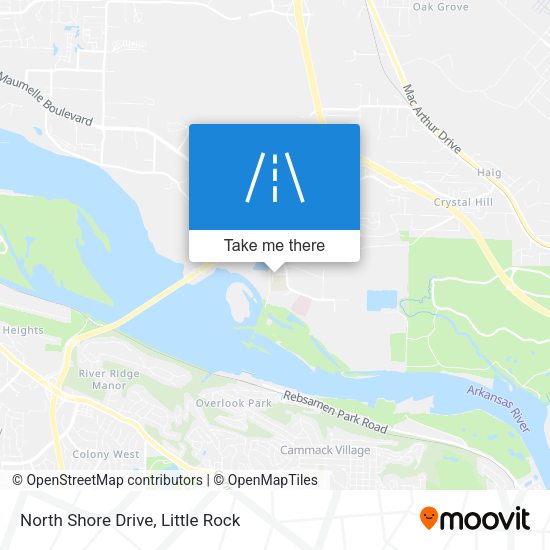 North Shore Drive map