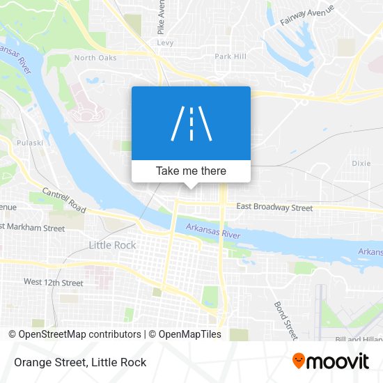 Mapa de Orange Street