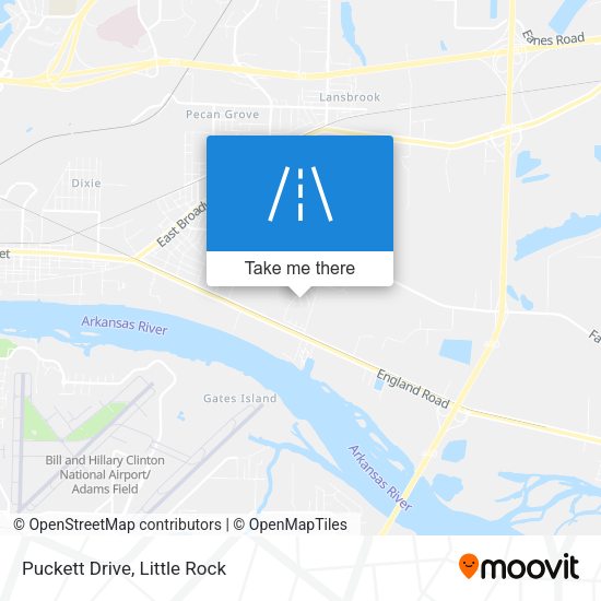 Mapa de Puckett Drive
