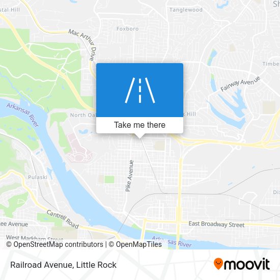 Mapa de Railroad Avenue