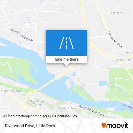 Mapa de Riverwood Drive