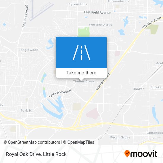 Royal Oak Drive map