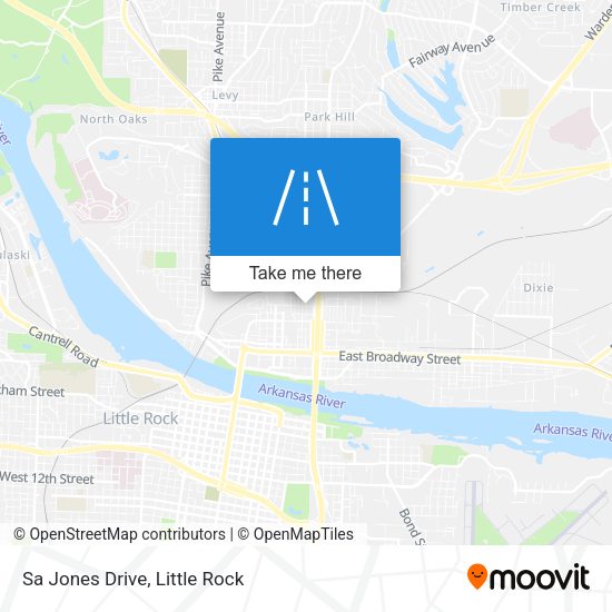 Sa Jones Drive map
