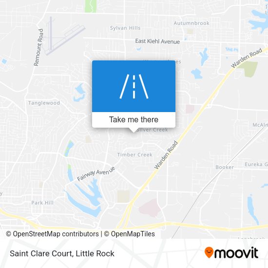 Saint Clare Court map