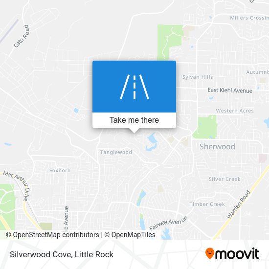 Silverwood Cove map