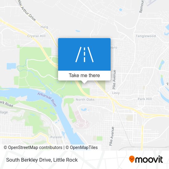 South Berkley Drive map