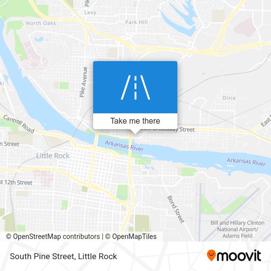 Mapa de South Pine Street