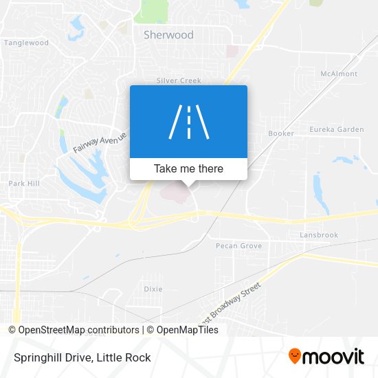 Springhill Drive map