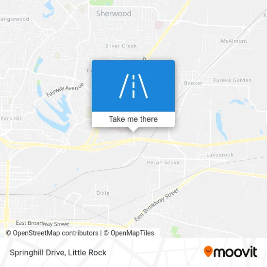 Springhill Drive map
