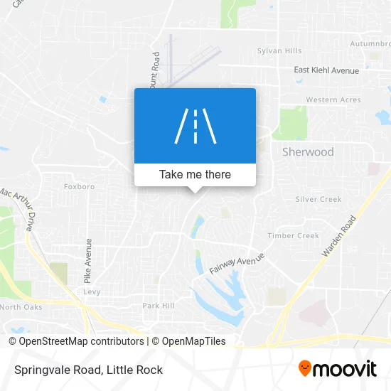 Springvale Road map