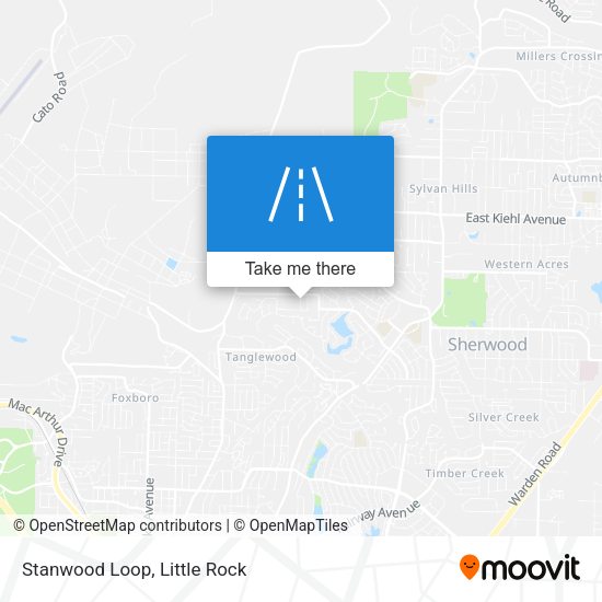 Mapa de Stanwood Loop