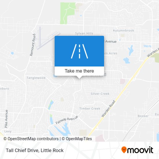 Tall Chief Drive map