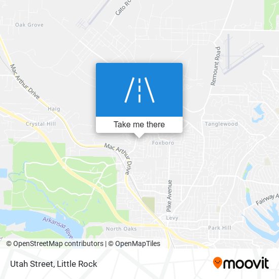 Utah Street map