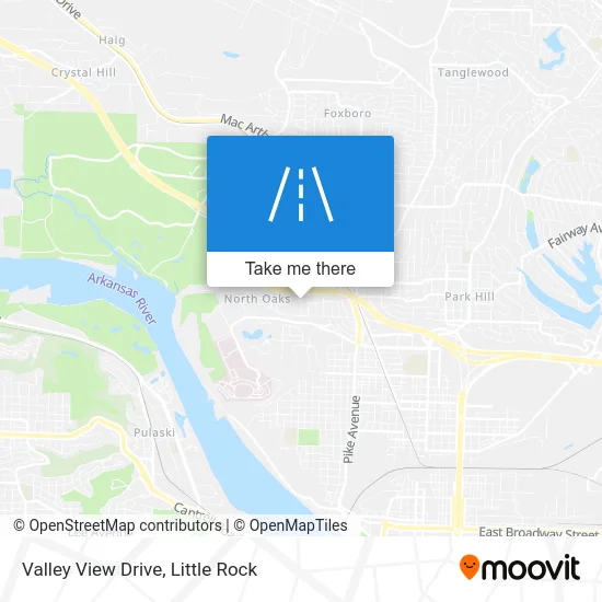 Valley View Drive map