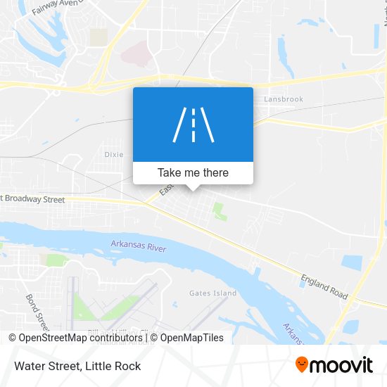 Mapa de Water Street