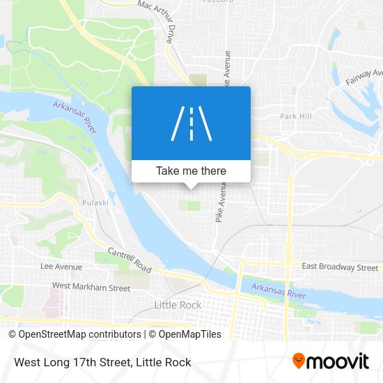 Mapa de West Long 17th Street