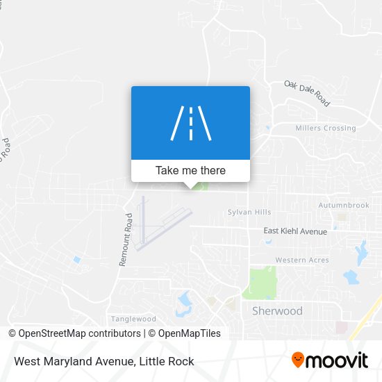 Mapa de West Maryland Avenue