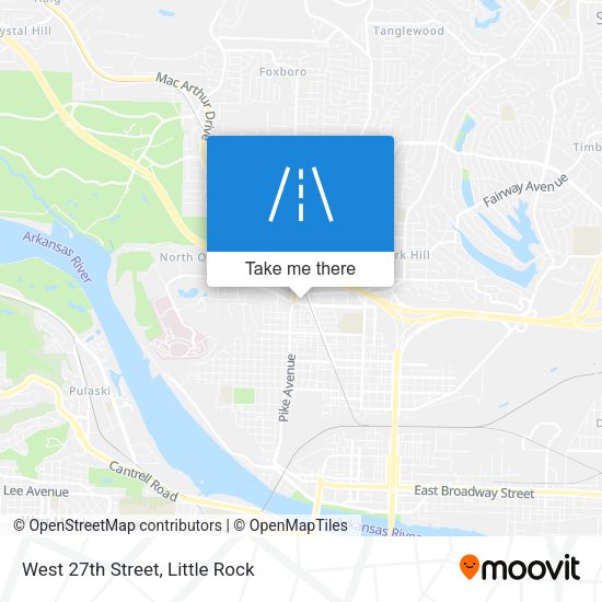 Mapa de West 27th Street