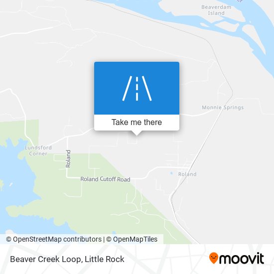 Beaver Creek Loop map