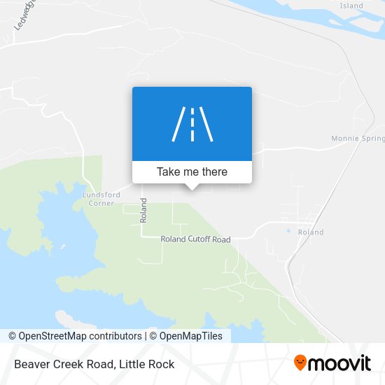 Beaver Creek Road map