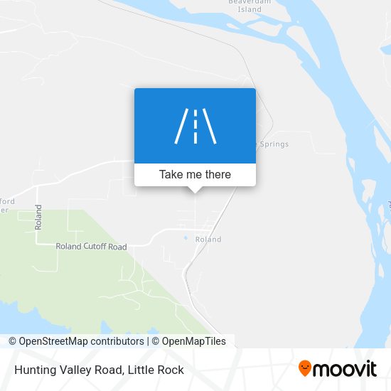 Hunting Valley Road map