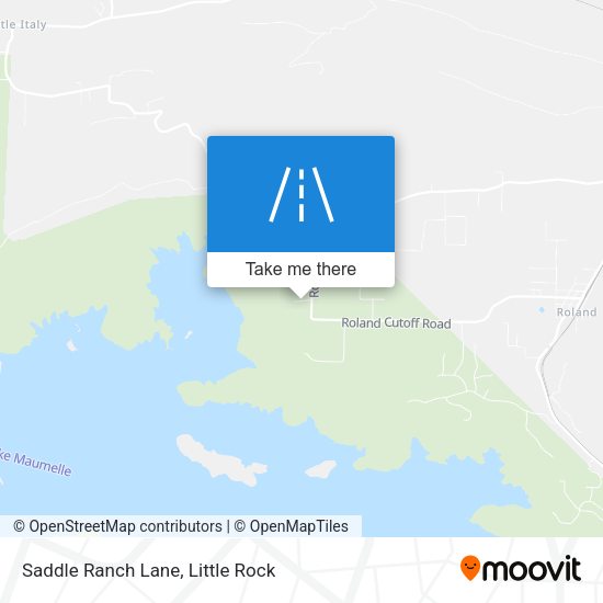 Mapa de Saddle Ranch Lane