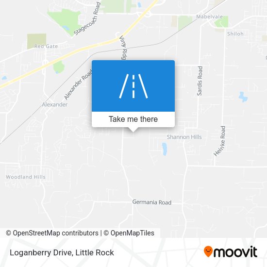 Mapa de Loganberry Drive