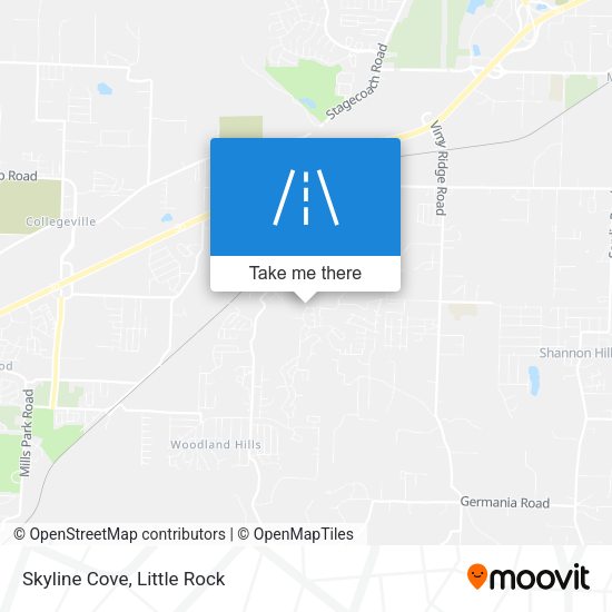 Mapa de Skyline Cove