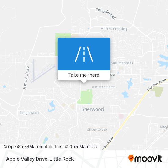 Apple Valley Drive map